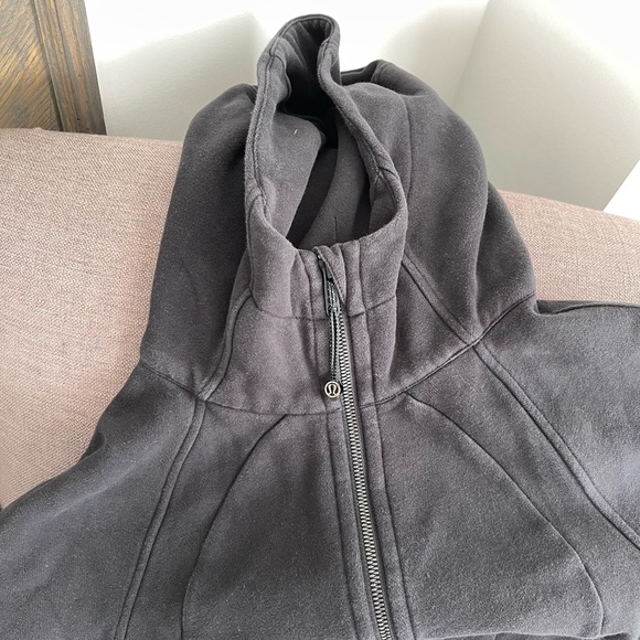 Lululemon Scuba Full Zip Hoodie in Black Size 6 - Picture 3 of 4